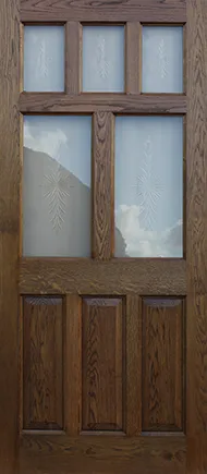 The Georgian Solid Oak Door